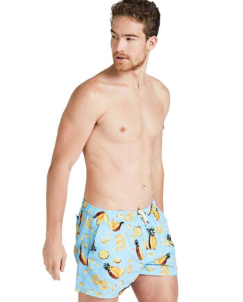Costume Mare Pantaloncini GUESS Uomo Ananas,tessuto tecnico, logo sulla parte laterale sinistra,costume uomo prezzo più basso,100% originale guess