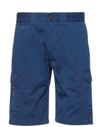 Pantalone Bermuda Aeronautica Militare Uomo Tasche Aquila Blu Cotone,pantalone corto uomo AM,abbigliamento firmato originale aeronautica